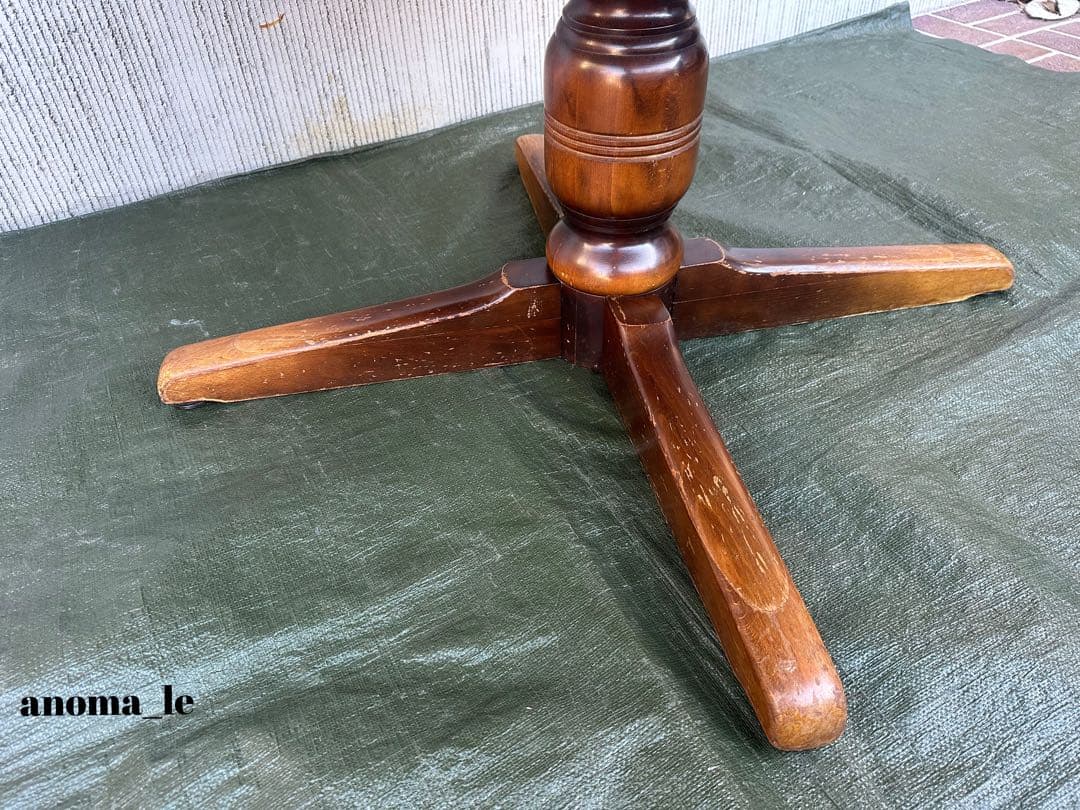 4005【ダイニングテーブル】飛騨産業　キツツキ　穂高　ラウンドテーブル