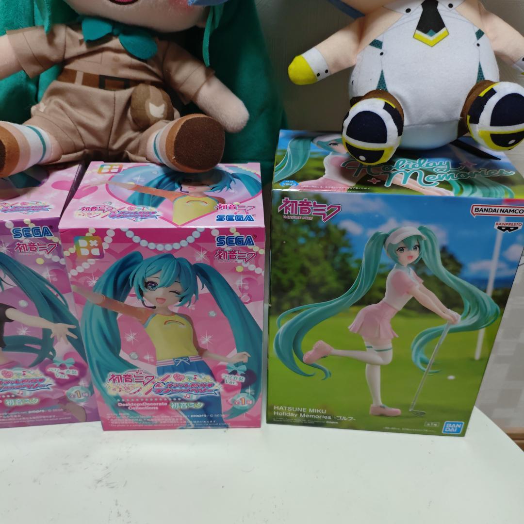 初音ミク プロジェクトセカイ フィギュアセット　ぬいぐるみ　美少女　まとめ売り
