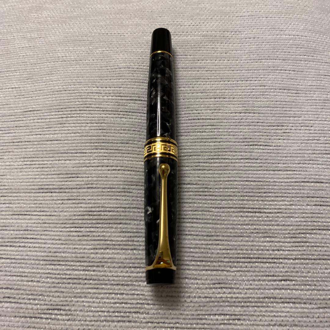 AURORA アウロラ　万年筆　14k オプティマ　マーブル