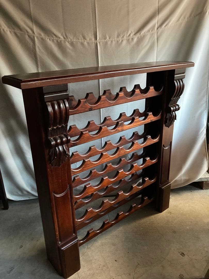 家具 antique wine wood cabinet vintage