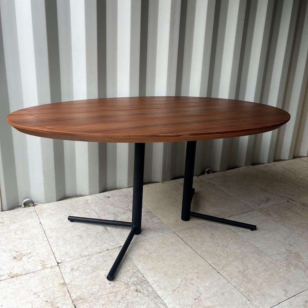 取付無料！アクタス オウン ウォールナットオーバルリビングダイニングテーブル✨