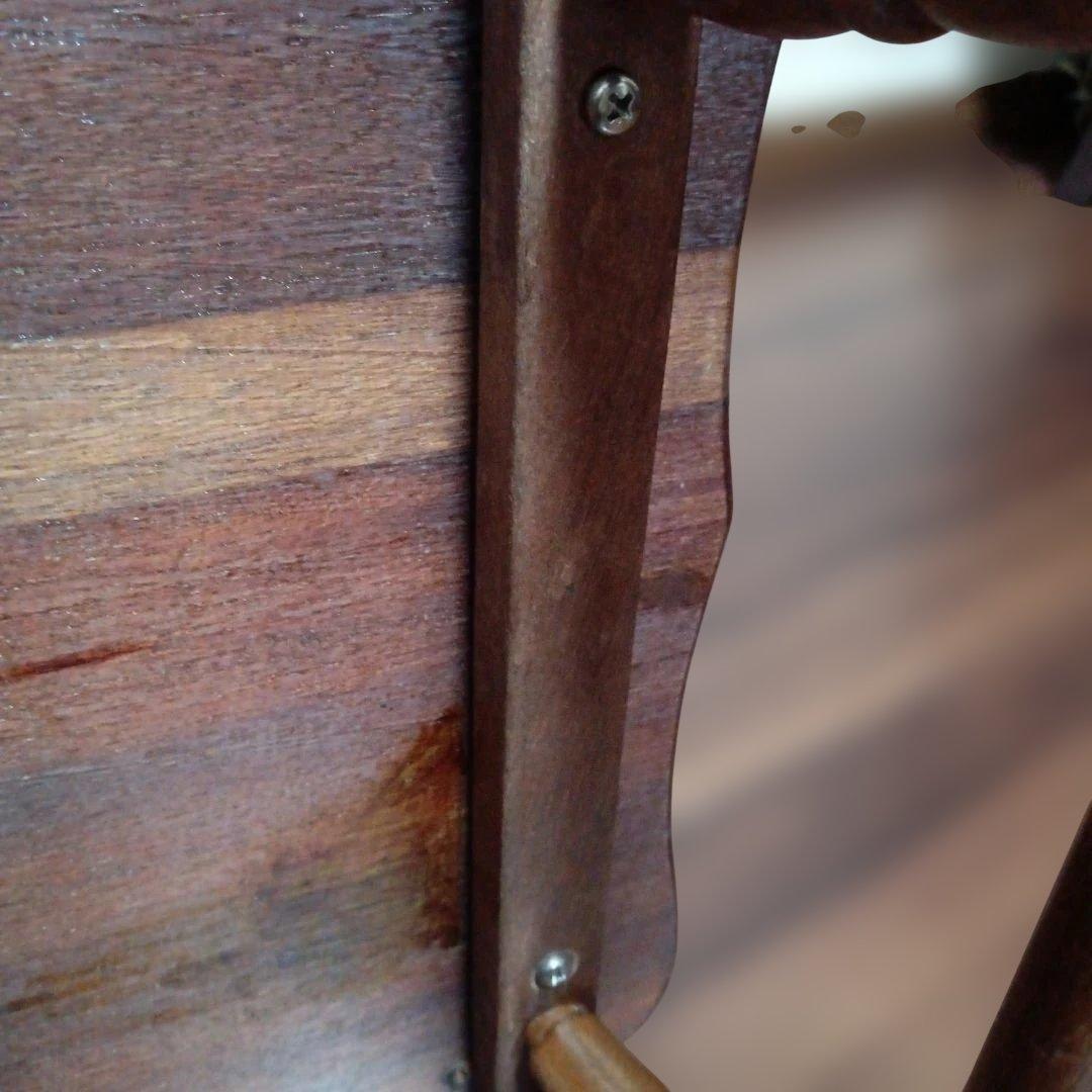 木製 キッズ ロッキングチェア 高さ約73.5cm幅約41.5cm奥行約52cm