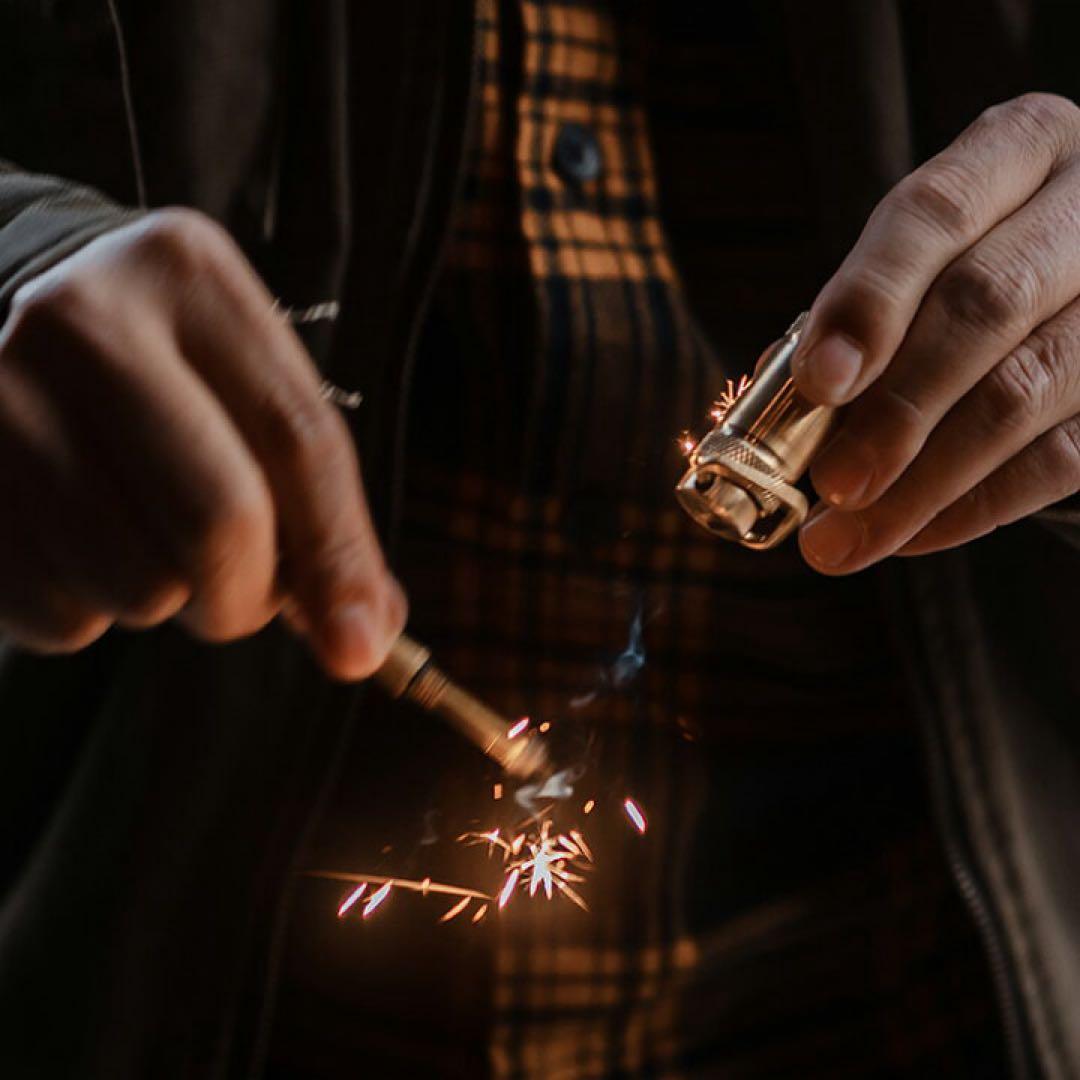 FUJIMEN OUTDOOR GEAR (FOG) 真鍮オイルマッチ＋ケース