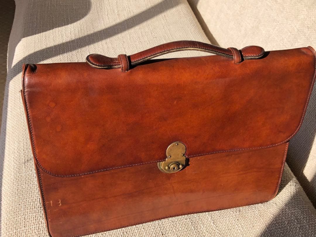 Ralph Lauren レザー ビジネスバッグ