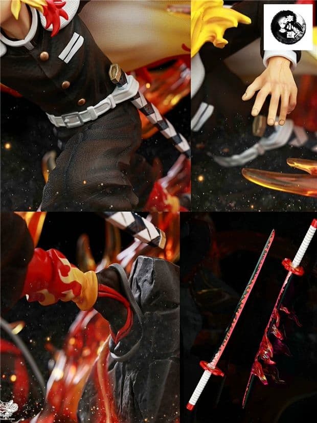 【ラスト1】鬼滅の刃 炎柱 煉獄杏寿郎 玖ノ型 煉獄 フィギュア ガレージキット