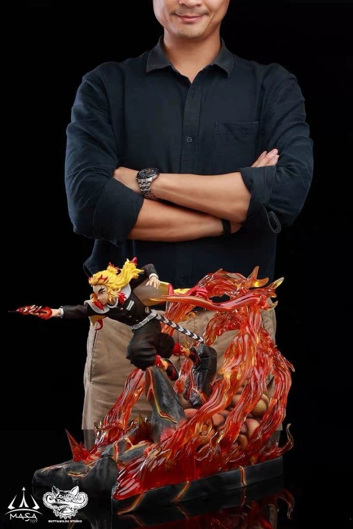 【ラスト1】鬼滅の刃 炎柱 煉獄杏寿郎 玖ノ型 煉獄 フィギュア ガレージキット