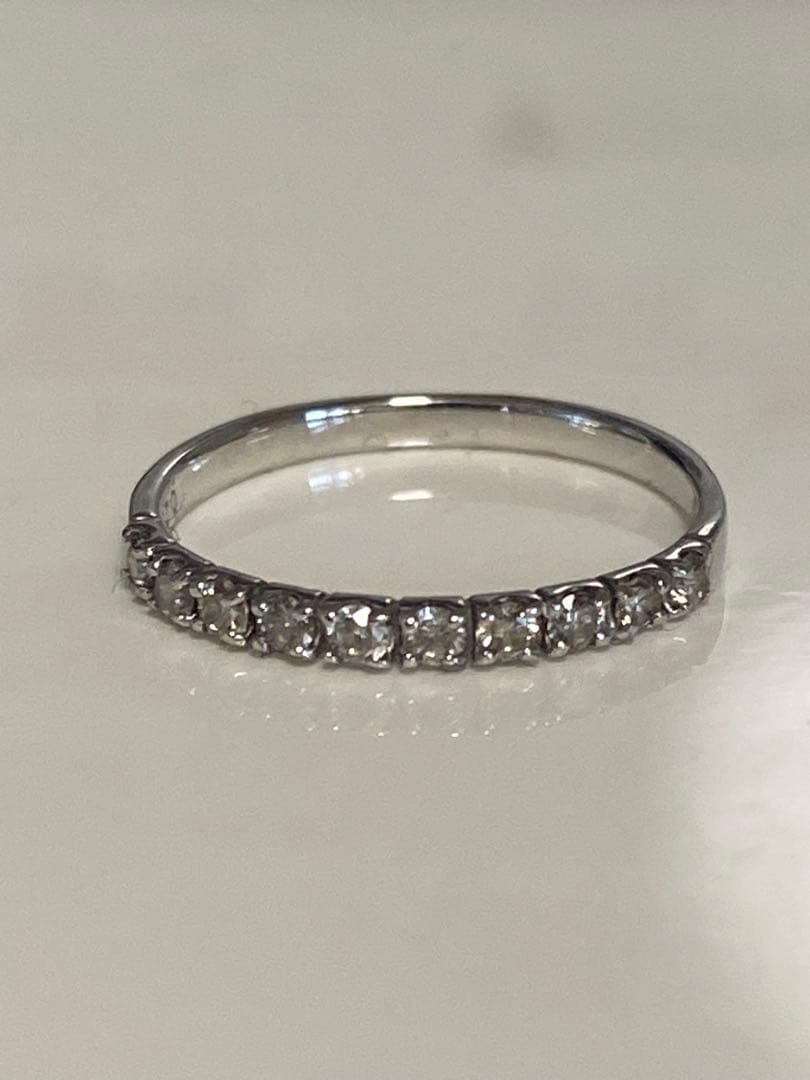 k10wg ダイヤ0.2ct ハーフエタニティ