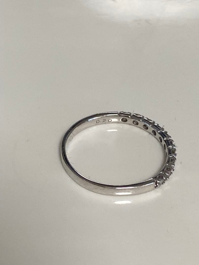 k10wg ダイヤ0.2ct ハーフエタニティ