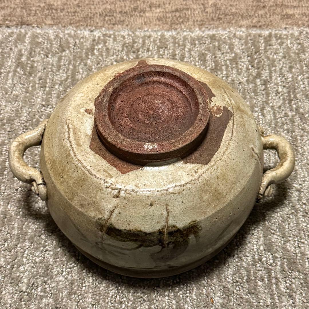 茶道具　唐津焼　古唐津　絵唐津　鉢　時代箱