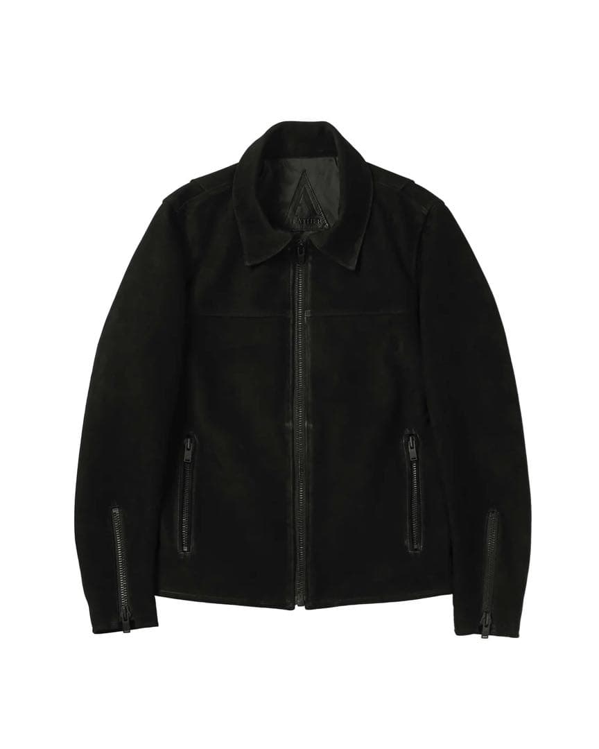 A LEATHER SUEDE JACKET エーレザー レザージャケット