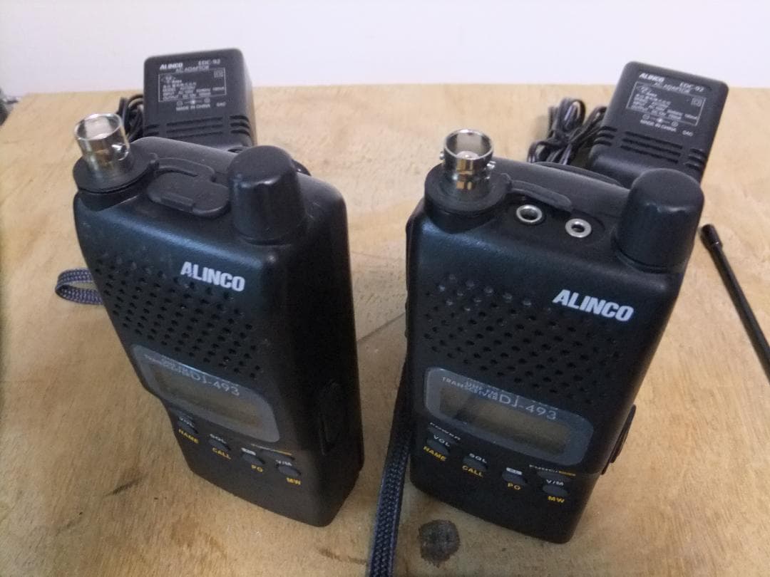 ☆やま アルインコ　430MHz帯ハンディ機　DJ-493　1台（現状）