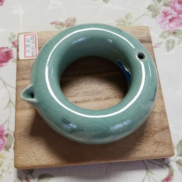 水滴　柳　海剛作　韓国人間国宝