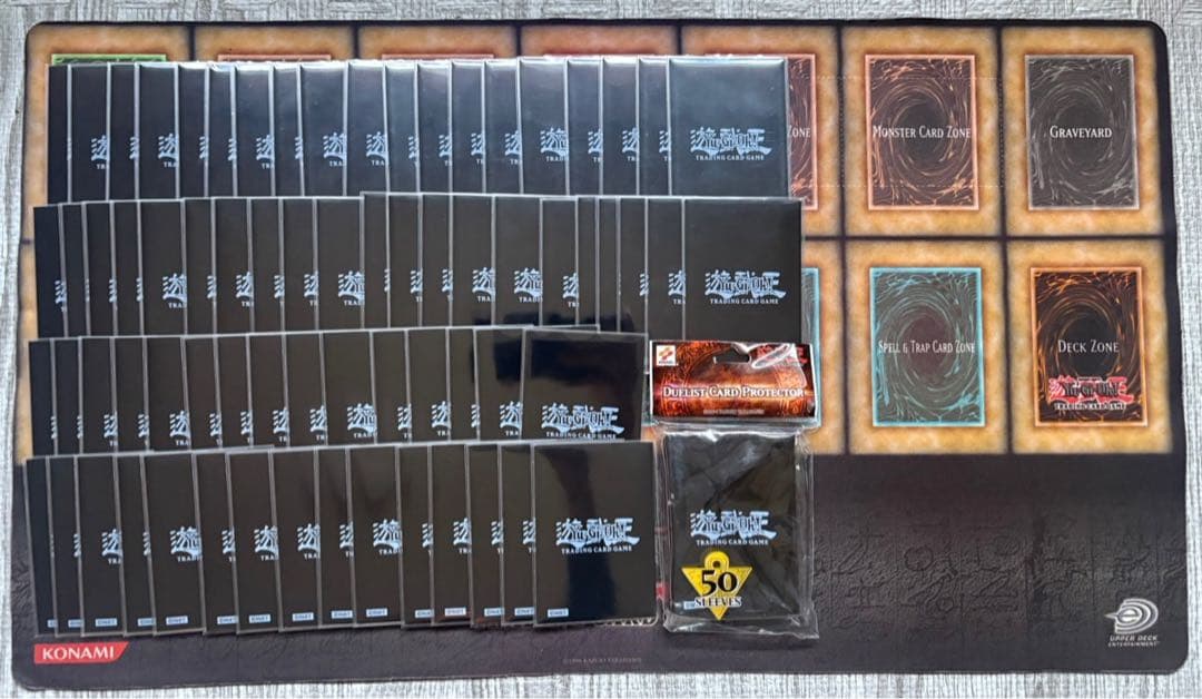 遊戯王 公式スリーブ 初期ロゴ アッパーデック 100枚