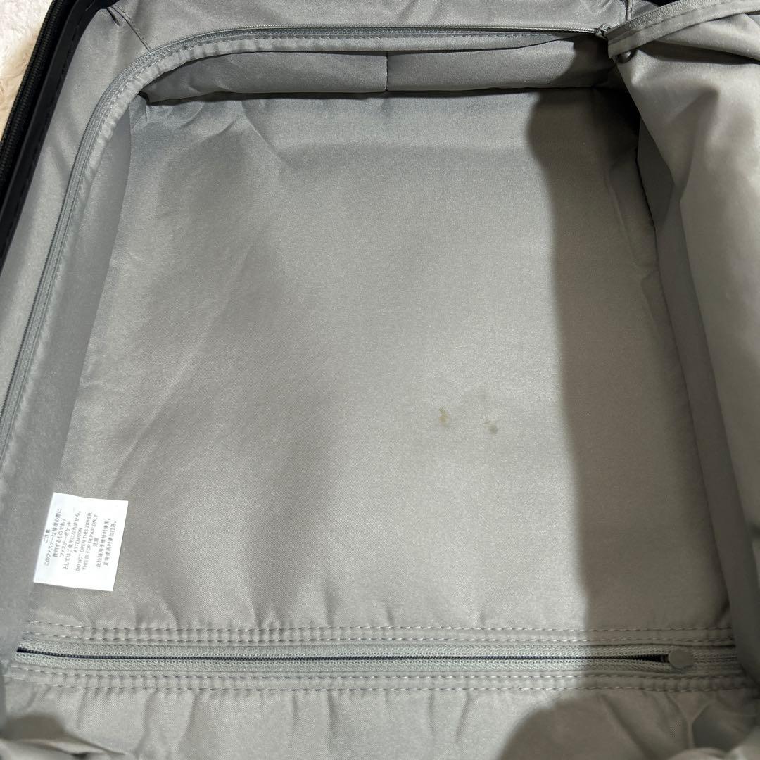 【美品】MUJI ハードキャリーケース（２０Ｌ）ブラック