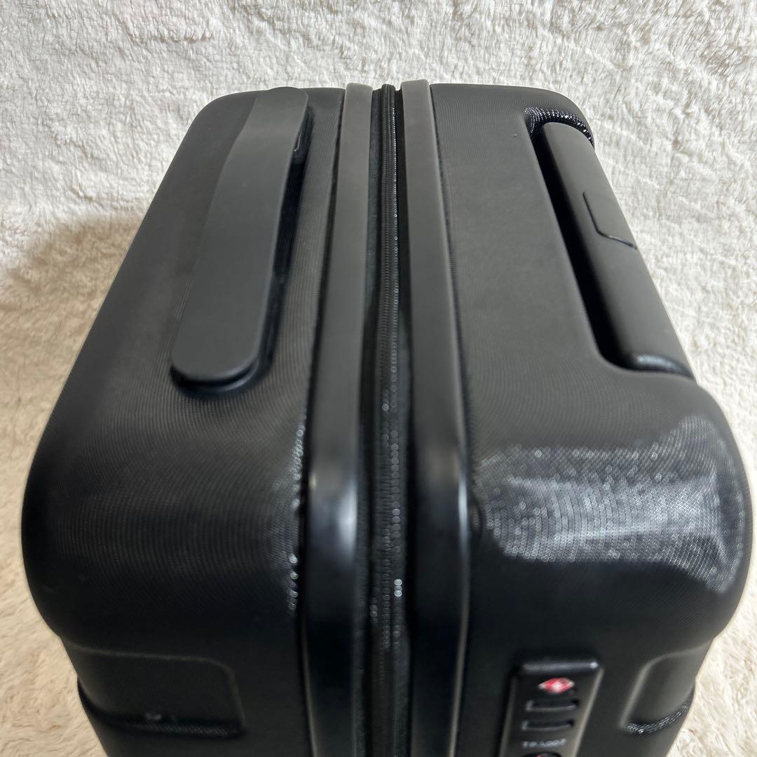 【美品】MUJI ハードキャリーケース（２０Ｌ）ブラック