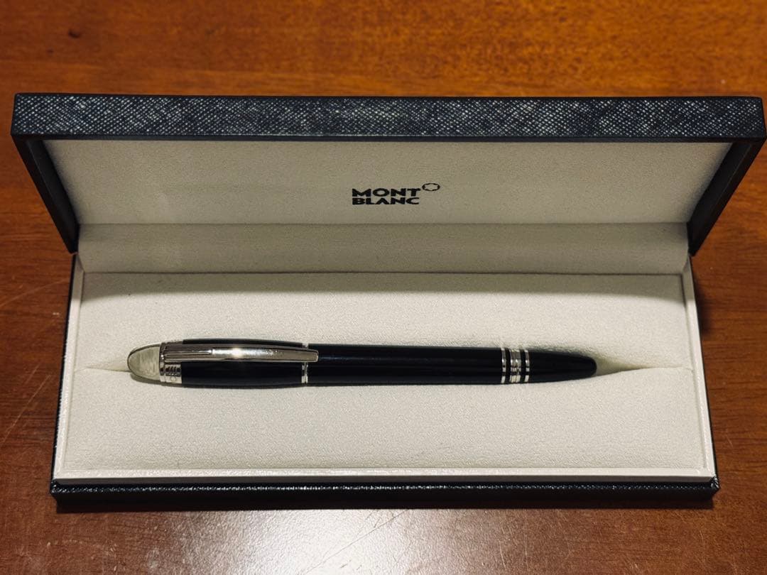 【未使用美品】モンブラン スターウォーカー 万年筆 14金 585 専用ケース付