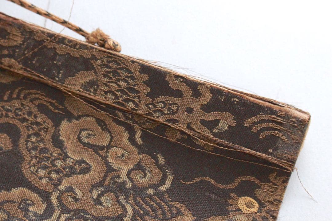 No4908 掛軸　仏教美術　日蓮曼荼羅　肉筆紙本　髭曼荼羅　古美術　送料無料