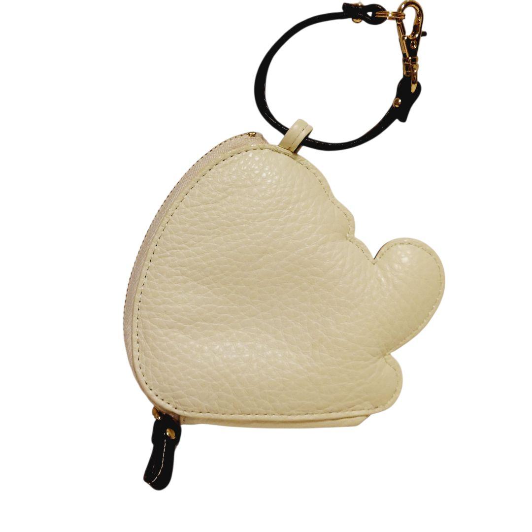 【美品】IBIZA パンダ ケース レザー ハート ストラップ付き