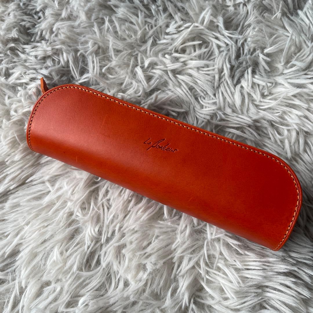 【未使用レベル】ルボナー ペンケース オレンジ
