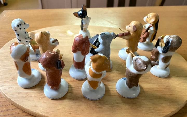 陶器製ワンコのオ-ケストラ