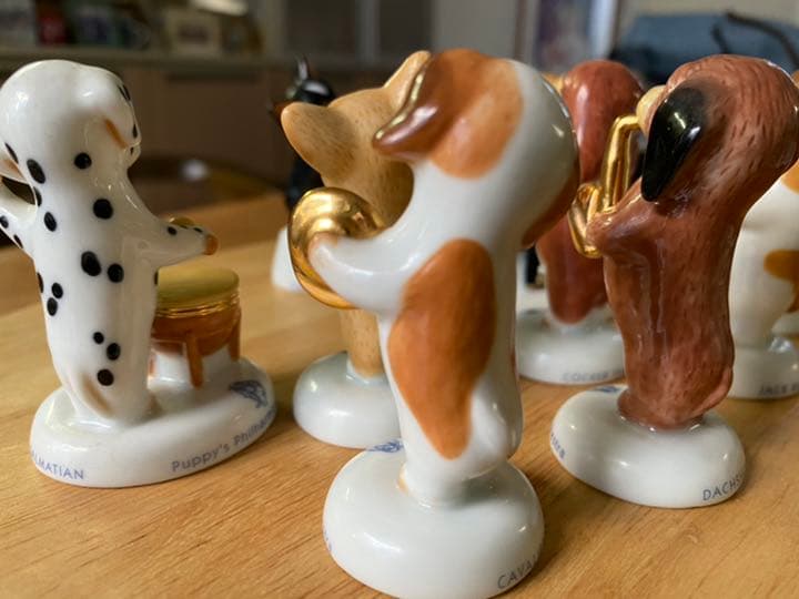 陶器製ワンコのオ-ケストラ