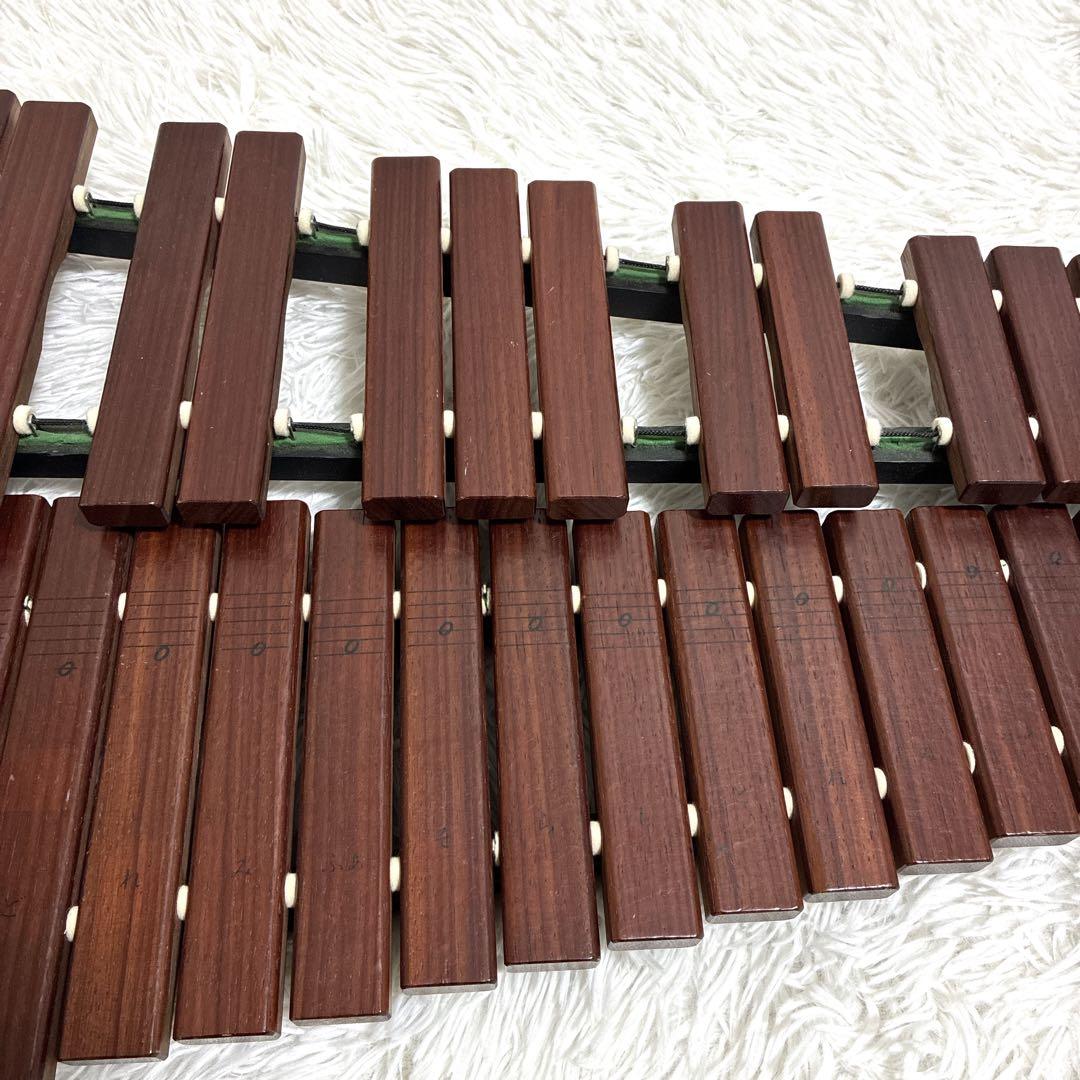 【廃盤品・希少】ヤマハ YAMAHA TX-6 卓上木琴 32音 マレット付き