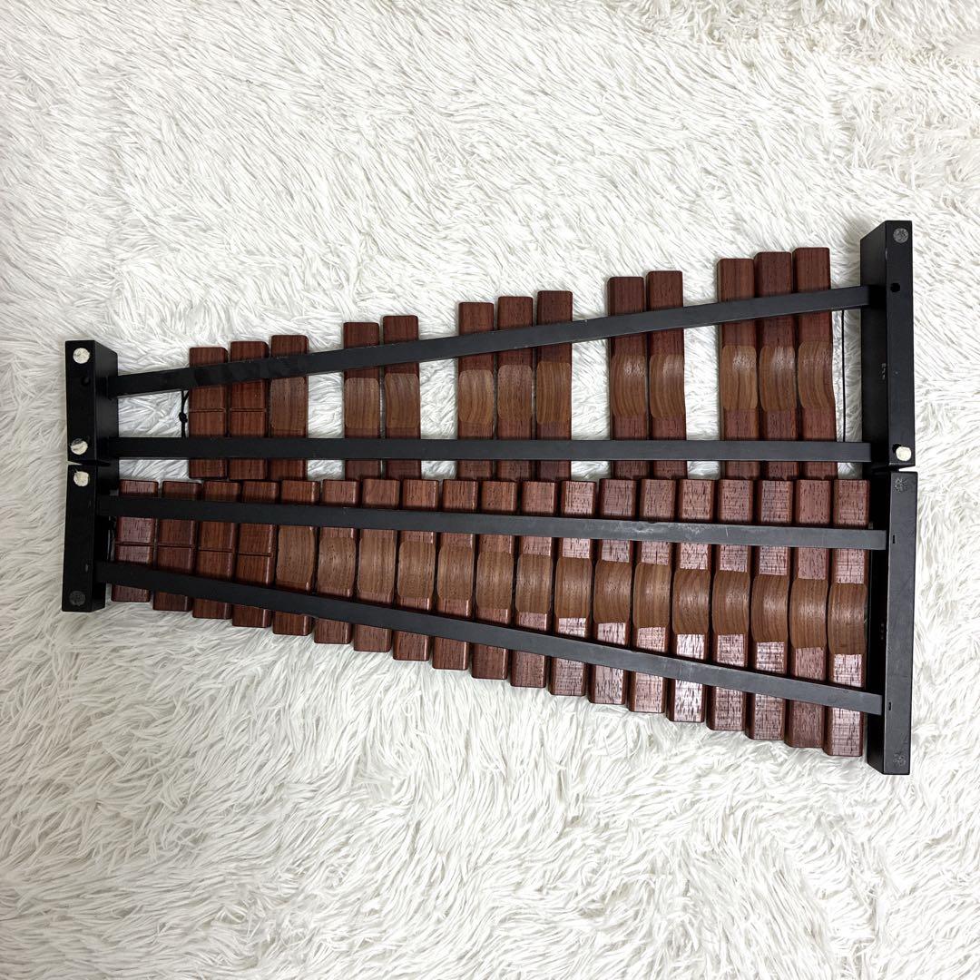 【廃盤品・希少】ヤマハ YAMAHA TX-6 卓上木琴 32音 マレット付き