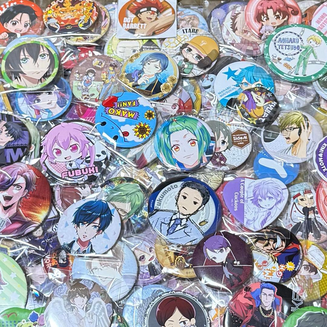 アニメ・キャラクター系グッズ 缶バッジ まとめ売り 約1444個セット