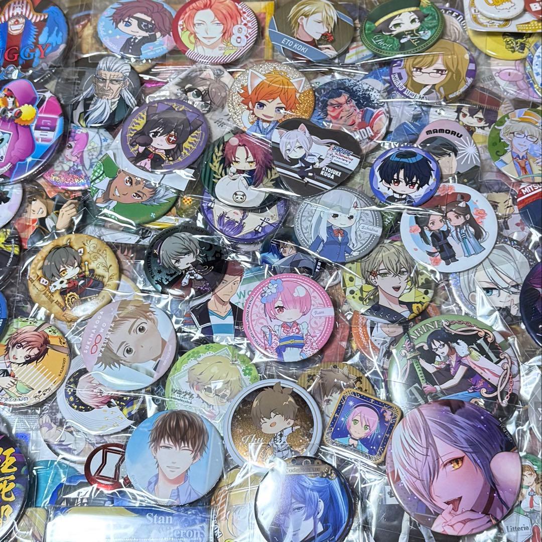 アニメ・キャラクター系グッズ 缶バッジ まとめ売り 約1444個セット
