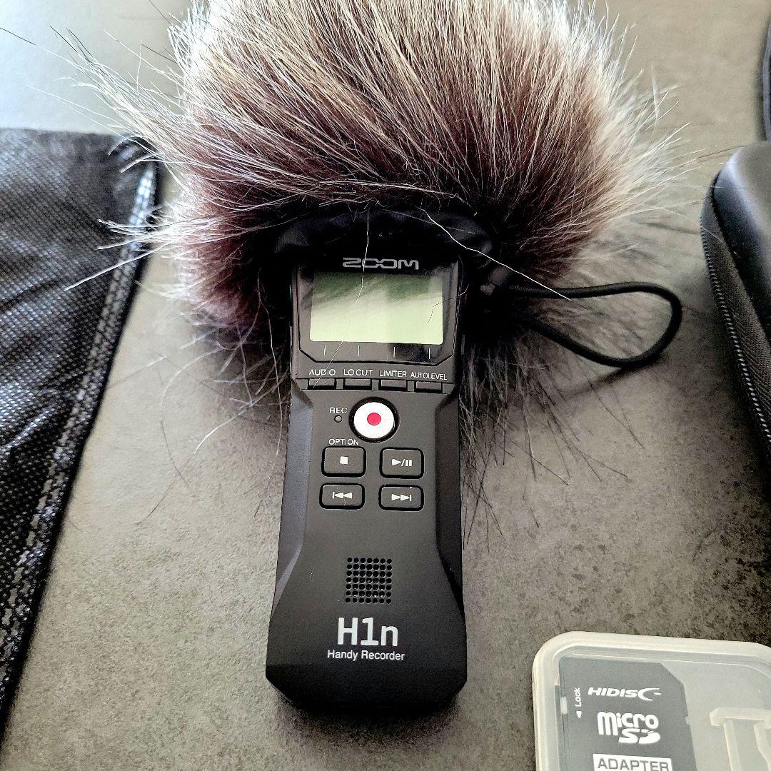 Zoom H1n ハンディレコーダー ウィンドジャマー付き