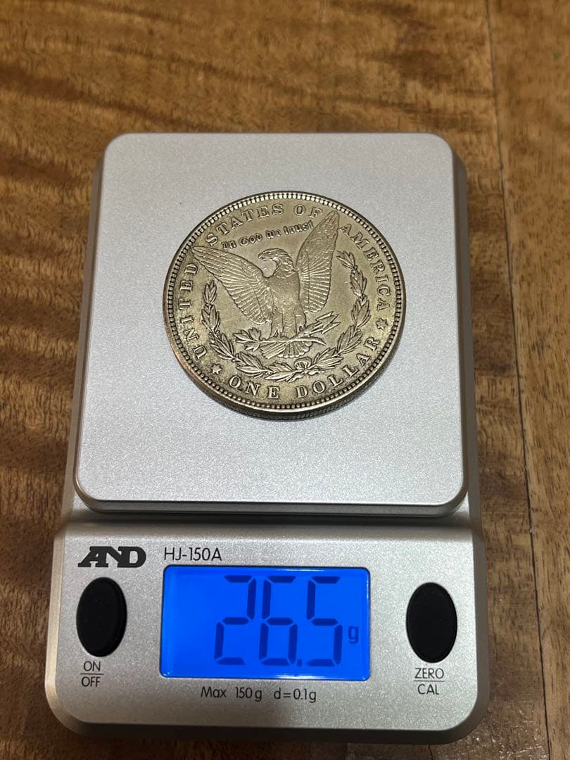 送料無料　モルガン銀貨 1886年 1898年 1899年 3枚セットマーク無し