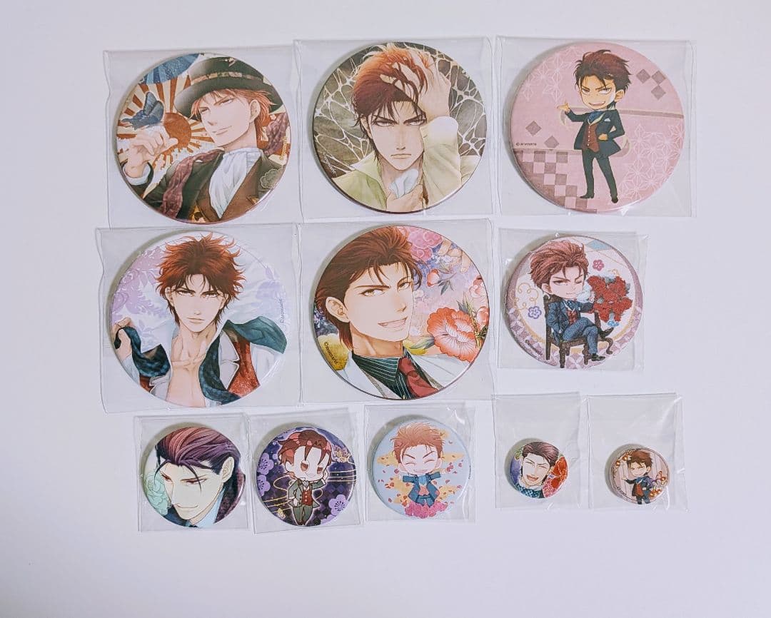 蝶の毒華の鎖 缶バッジ 斯波