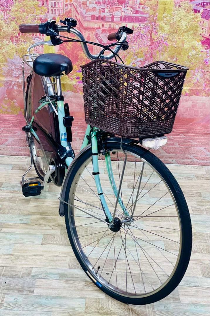 K2903 電動自転車パナソニック ママチャリ26インチ 8Ah 送料無料