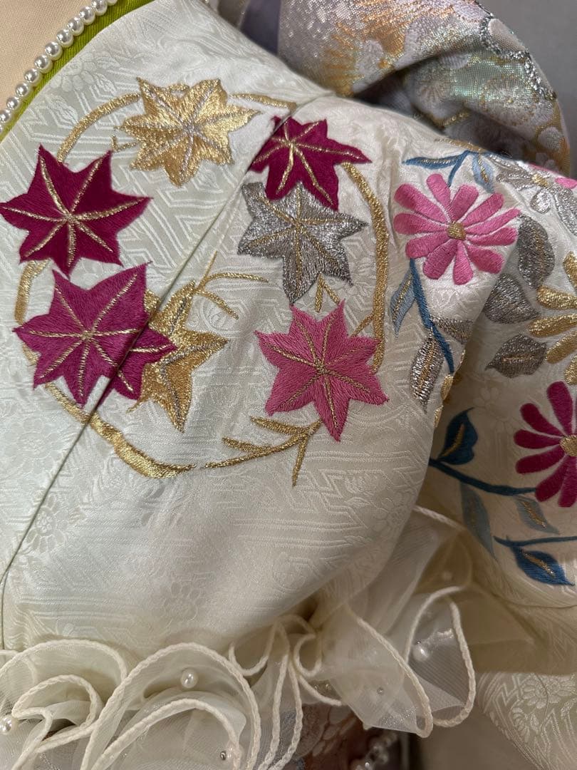 特別価格　早い者勝ち！！　正絹　振袖　セット　刺繍　西陣織