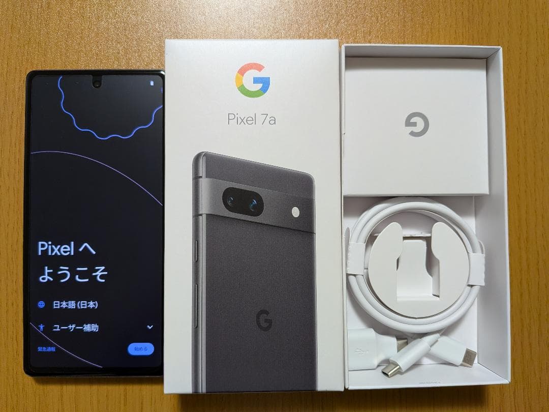 Google Pixel 7a 128GB Charcoal チャコール 本体