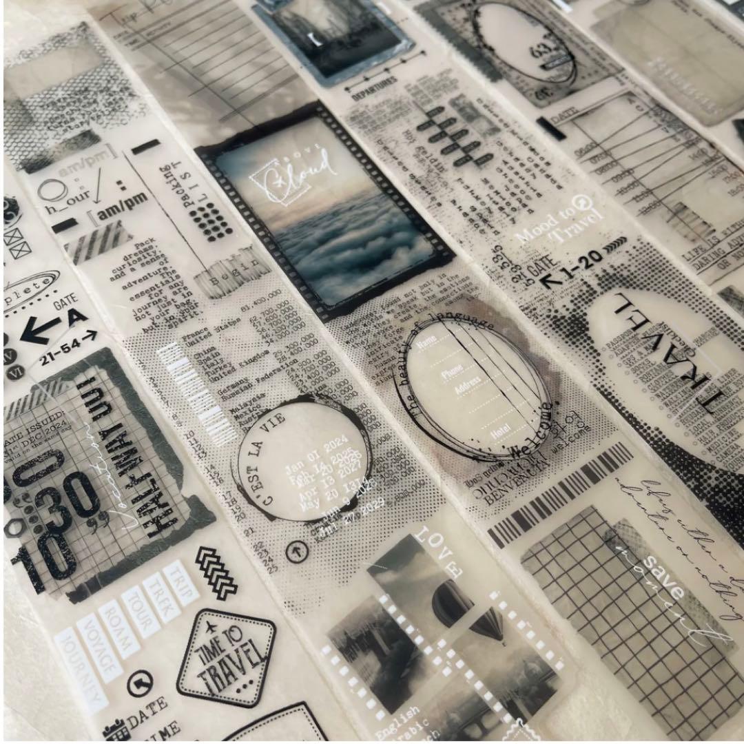 ⭐️SALE⭐️Journal pages 海外マスキングテープ　マステ【1868】