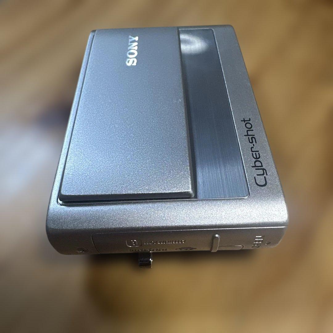 【美品】SONY Cyber-shot DSC-T20 デジタルカメラ　シルバー