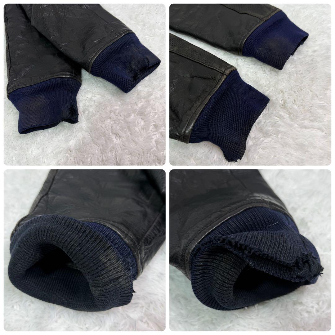 Schott シングル レザージャケット leather single 牛革 L