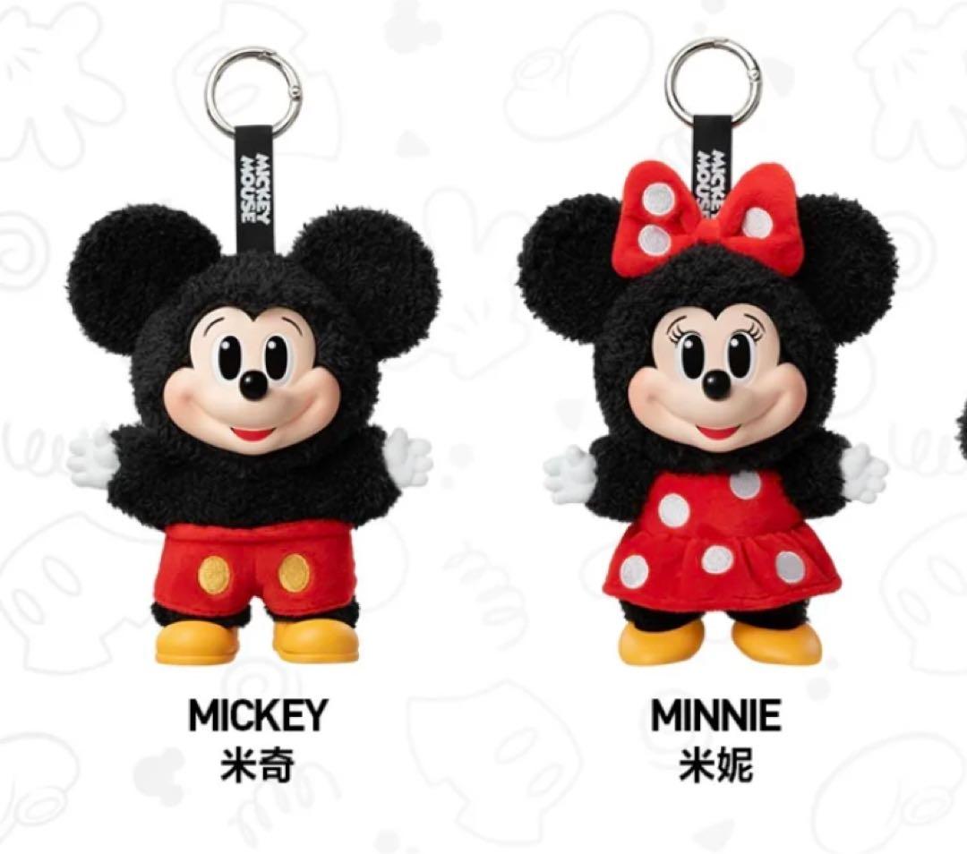 POPMART Disney ミッキー＆ミニー 2つ キーホルダー