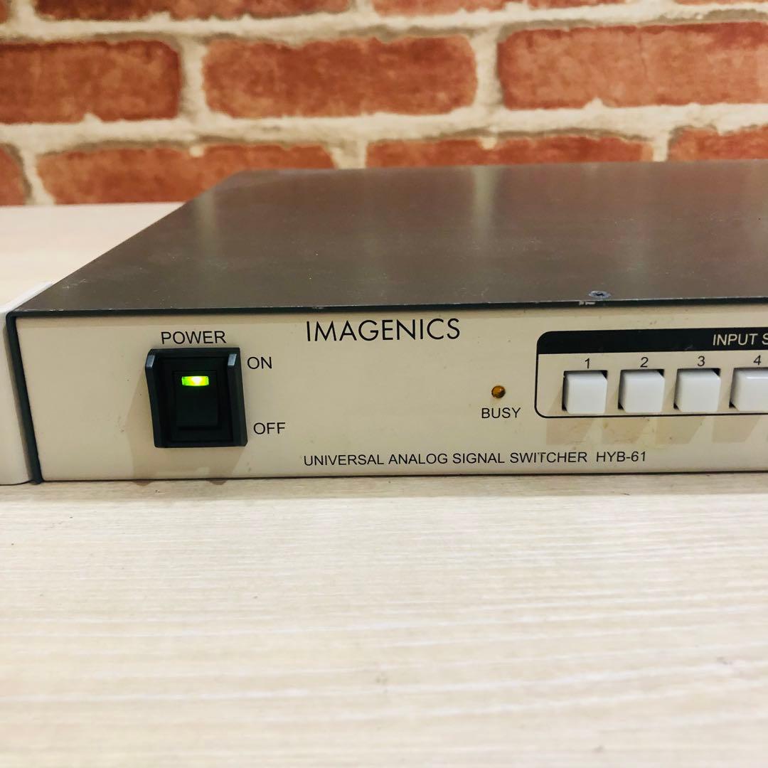 F079⭐️IMAGENICS⭐️業務用　ユニバーサル　スイッチャー　HYB-61