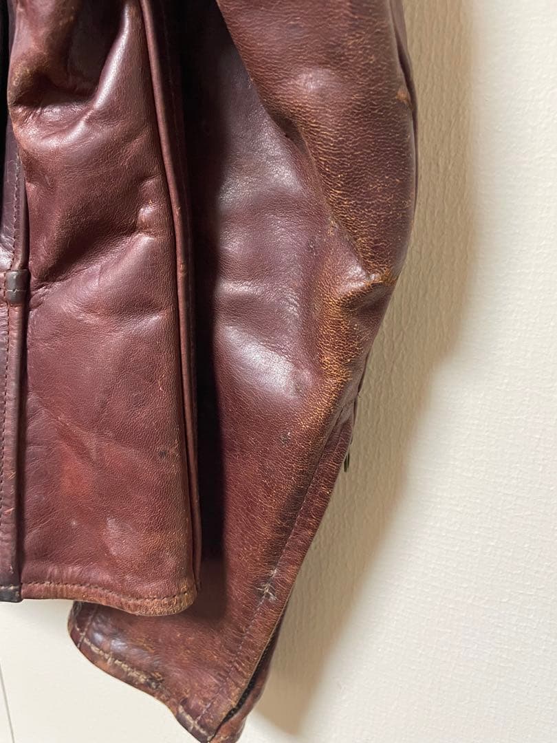 エアロレザー　ホースハイド　レザージャケット 38サイズ