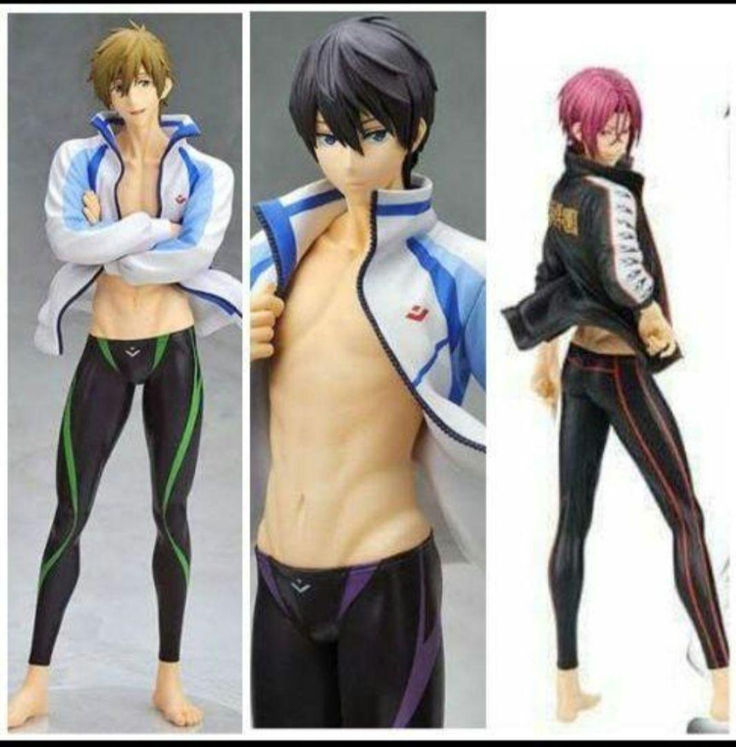 ［新品］Free！ 七瀬遙 橘真琴 松岡凛 1/8 フィギュア 三点セット