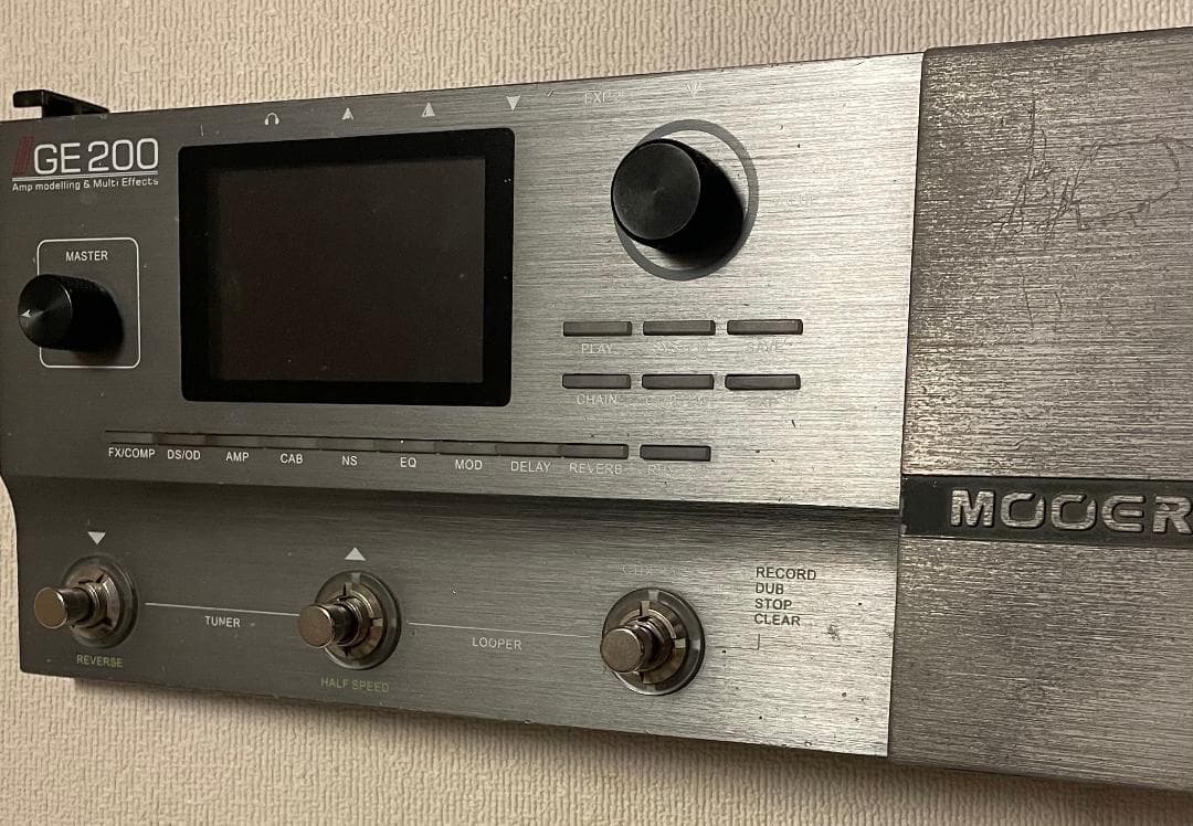 MOOER ムーア GE200 アンプモデリング・マルチエフェクト
