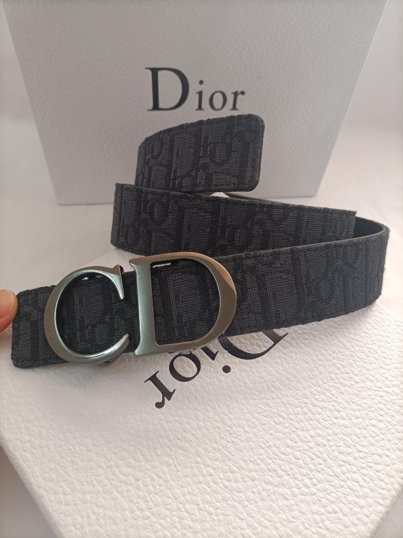 お薦め/⭐️ディオール ベルト メンズ Christian Dior ブラック
