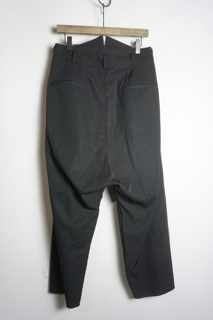 正規 16AW sulvam カットオフ 変形 スラックス ステッチ 119P▲