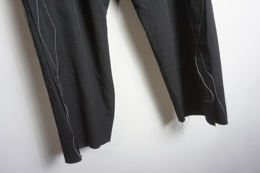 正規 16AW sulvam カットオフ 変形 スラックス ステッチ 119P▲