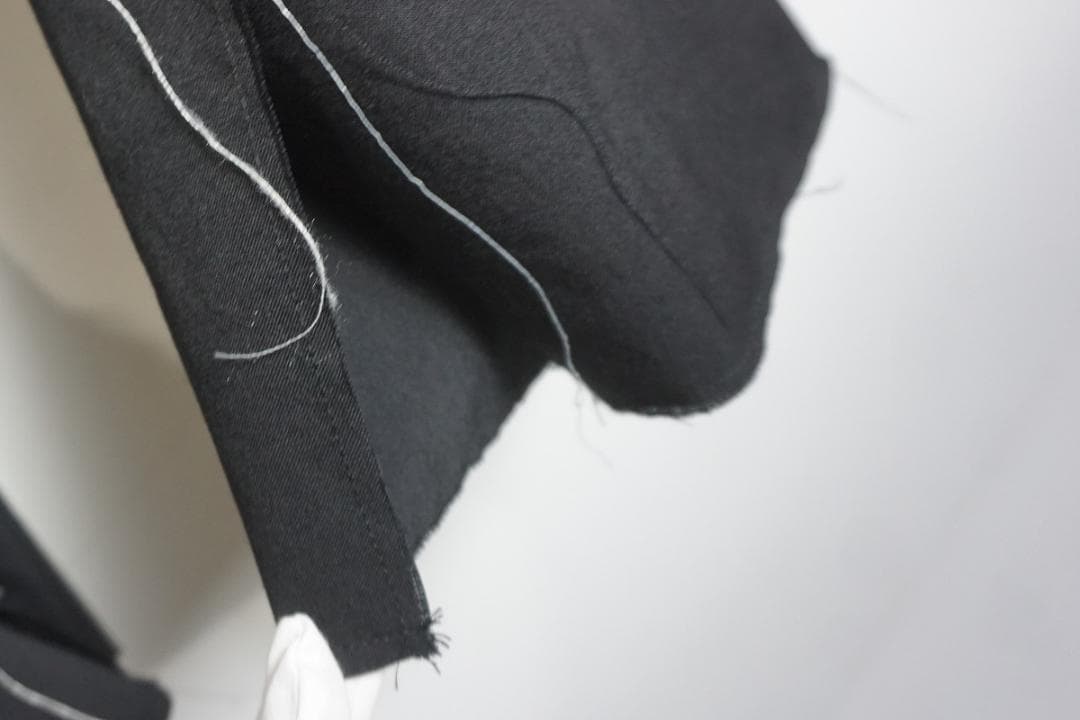 正規 16AW sulvam カットオフ 変形 スラックス ステッチ 119P▲