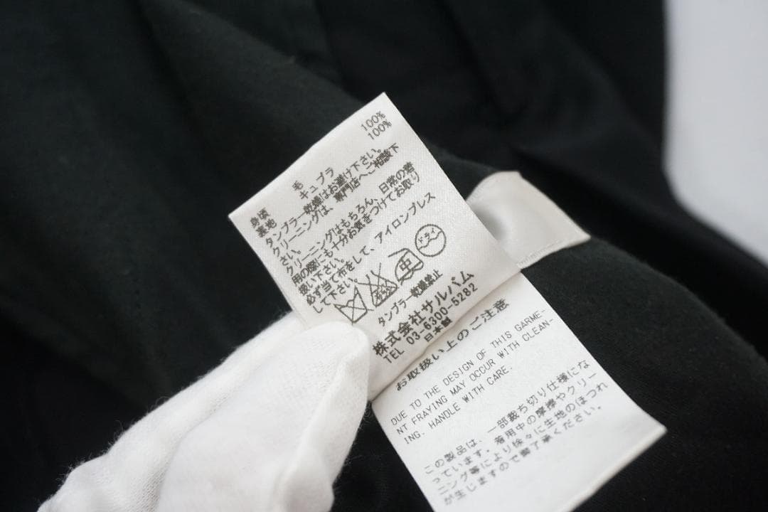 正規 16AW sulvam カットオフ 変形 スラックス ステッチ 119P▲