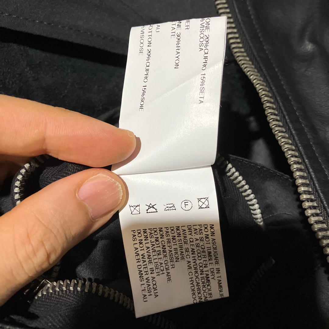 【限界値下】リックオウエンス　極美品　レザーライダース　ユリウス　drkshdw