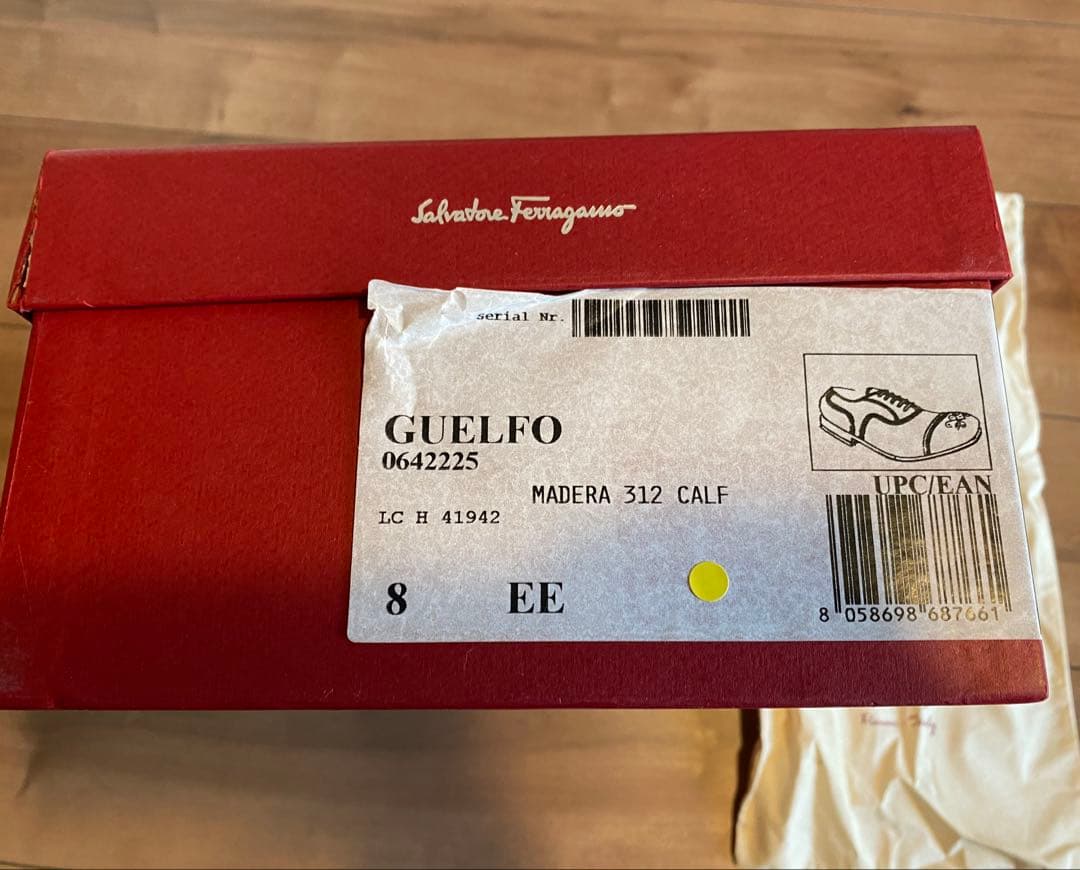 Salvatore Ferragamo ブローグシューズ ブラウン